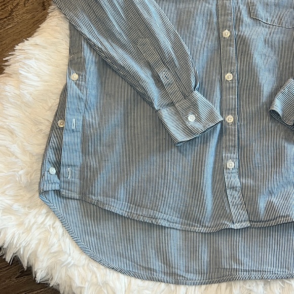 Madewell Striped Button- Up - Small - Picture 5 of 8